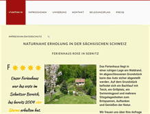 Tablet Screenshot of ferienhaus-rose.com